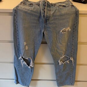 Casual Blue Women's Relaxed Jeans